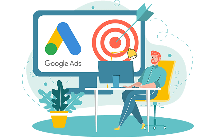 Banner dịch vụ quảng cáo Google ads